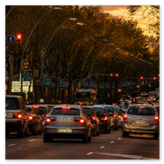 Tráfico en La Diagonal