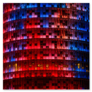 Torre Agbar - Plaza de Les Glories