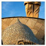 Chimeneas Casa Batlló - Paseo de Gracia<br />Ref.: bcn-col-042