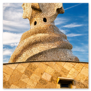 Chimeneas Casa Batlló - Paseo de Gracia<br />Ref.: bcn-col-042