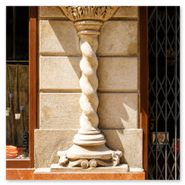 Detalle modernista Ciutat Vella<br />Ref.: bcn-col-061