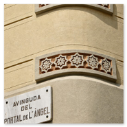 Detalle Avda. Portal de L'Angel en Ciutat Vella<br />Ref.: bcn-col-078
